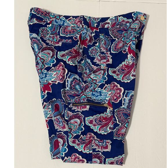 Chico's Luxe Floral Print Utility Cropped Pants, Size 1P - Picture 5 of 7